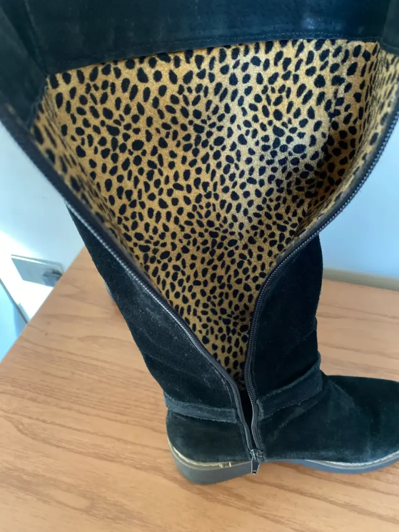 Botas negras de gamuza - 5