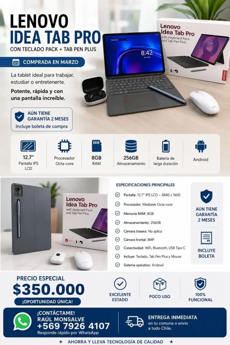 Lenovo Idea Tab Pro con teclado - 1