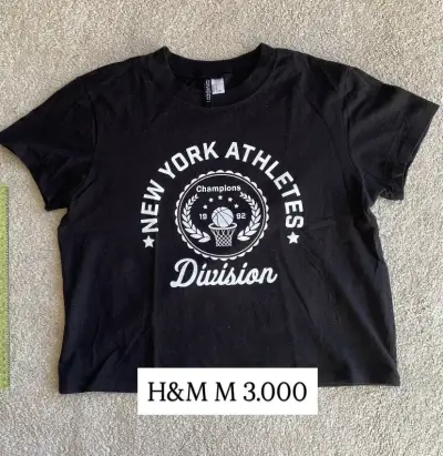Poleras H&M estampado Pack x4 - miniatura 1