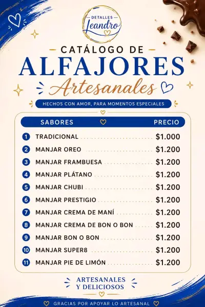 Alfajores artesanales variados - miniatura 1