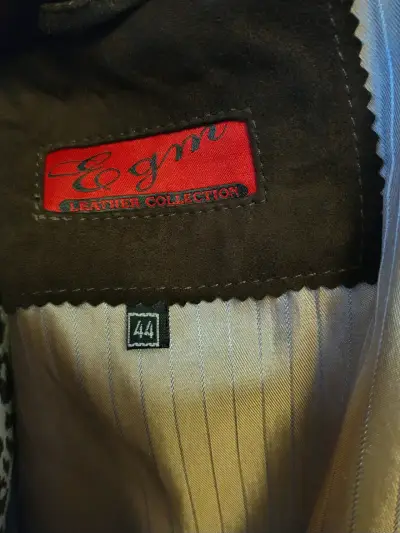 Chaqueta de gamuza café oscuro - miniatura 6