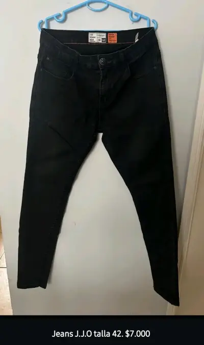 Jeans negros talla 42 hombre - miniatura 1
