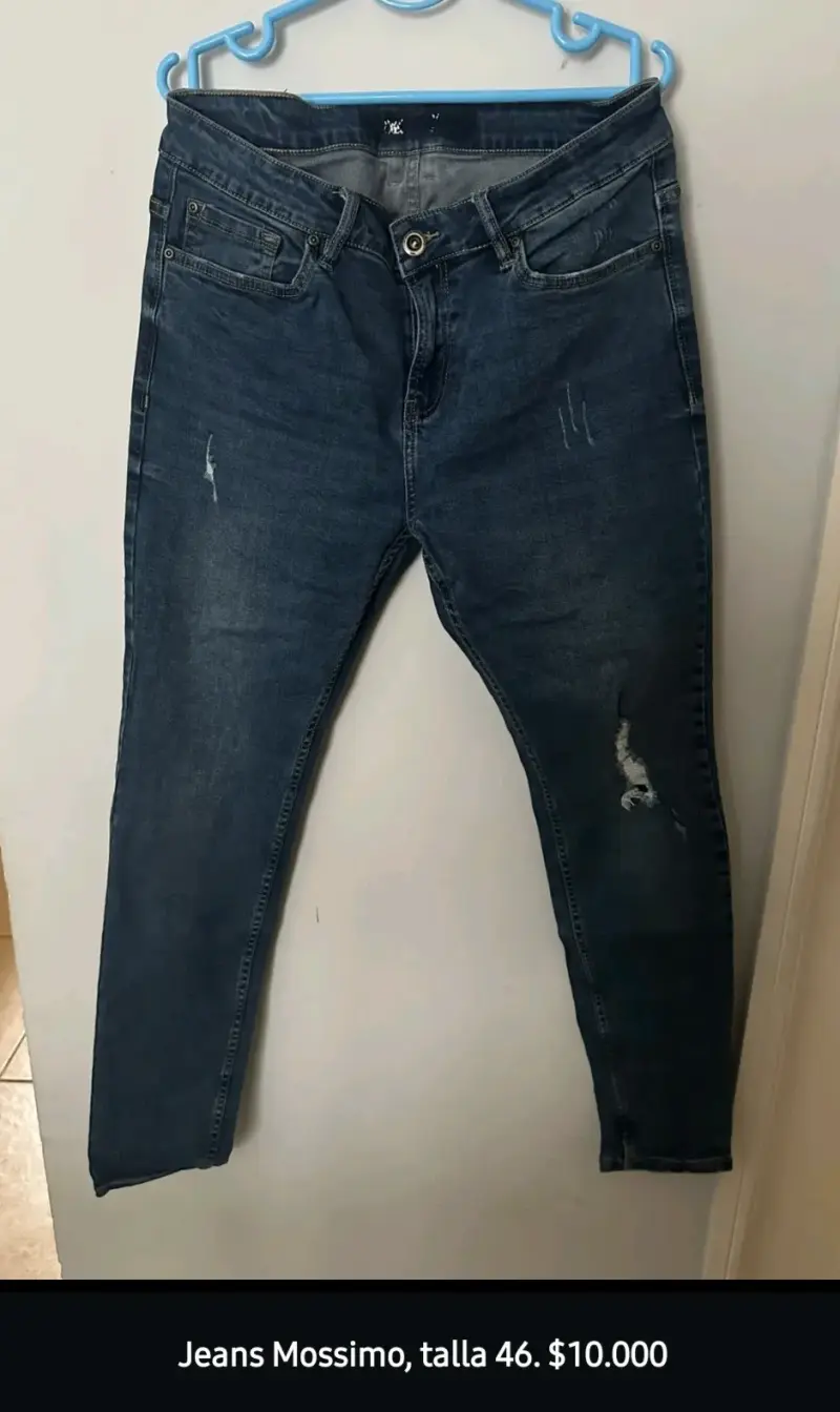 Jeans negros talla 42 hombre - 2