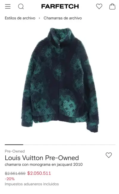 Chaqueta Louis Vuitton de jacquard - miniatura 1
