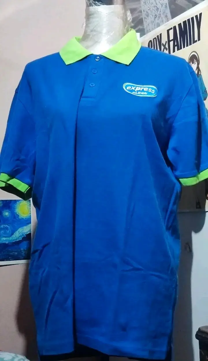 Polera Piqué azul líder - 1