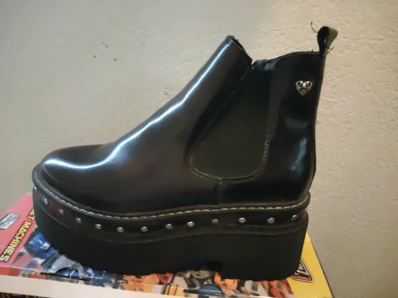 Botines negros con plataforma