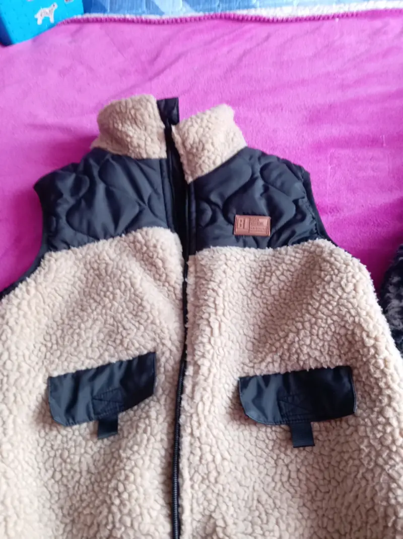 Chaqueta polar Black and blue beige y negro - 2