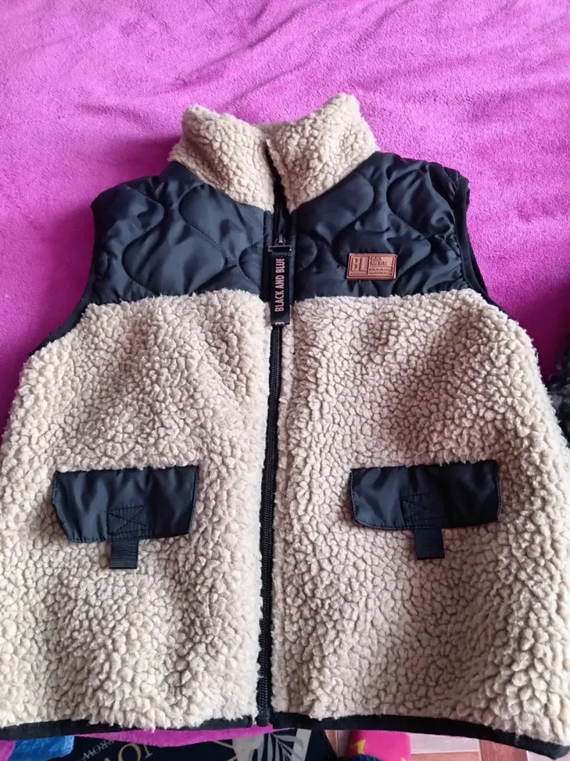 Chaqueta polar Black and blue beige y negro - 3