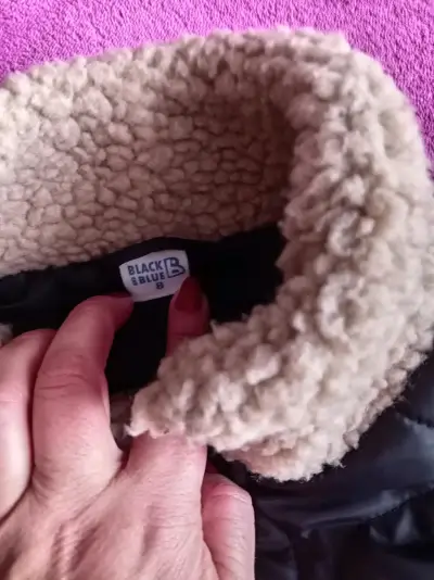 Chaqueta  polar Black and blue  beige y negro - miniatura 4