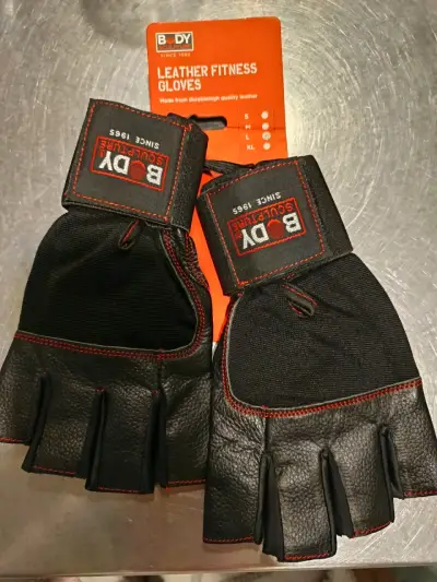 Guantes de cuero para fitness - miniatura 1
