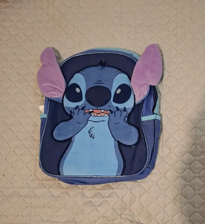 Mochila infantil Stitch azul - 1