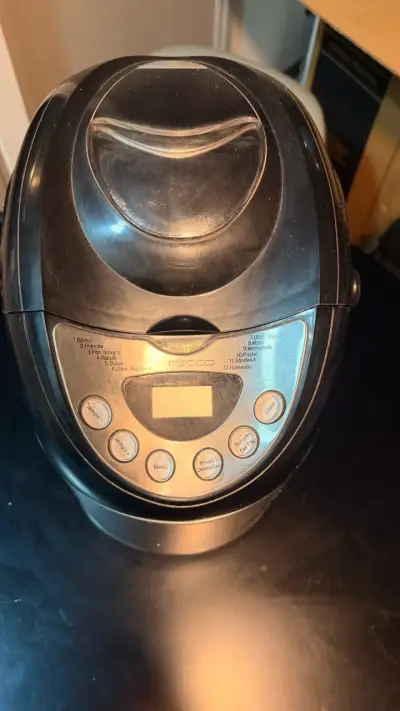 Máquina hacer pan Recco negra - miniatura 5