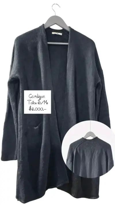 Cárdigan negro talla S/M - miniatura 1