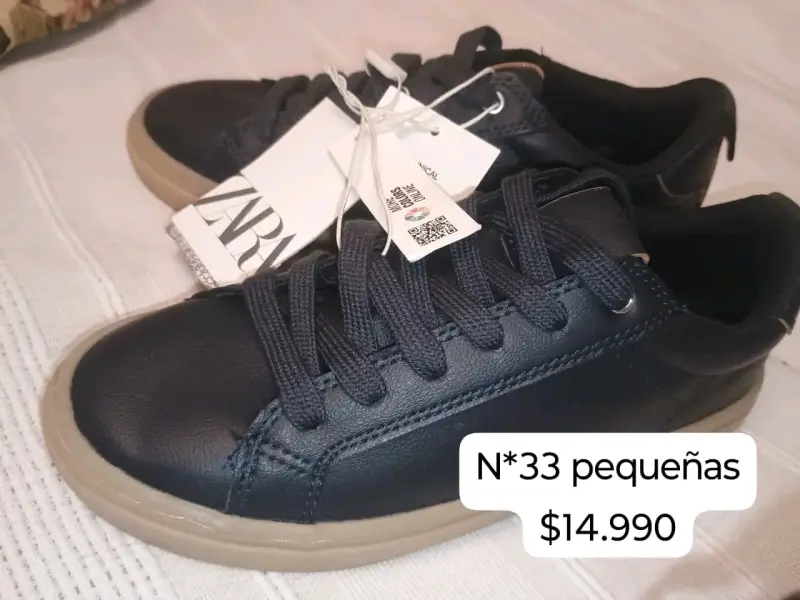 Zapatillas niños Zara negras
