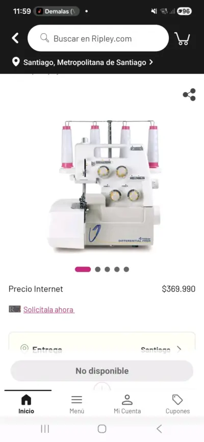 Máquina de coser toyota - miniatura 2