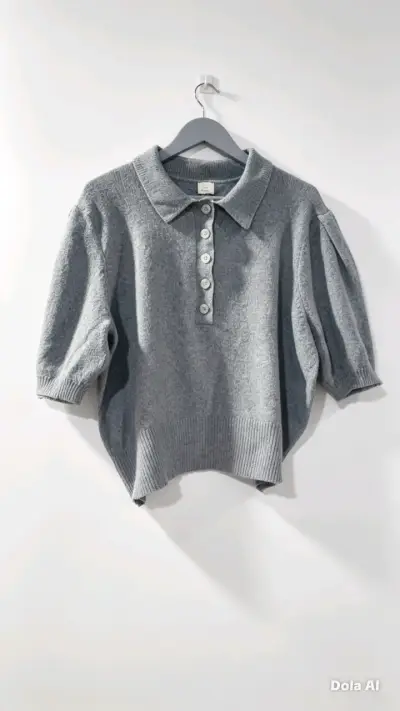 Suéter gris talla XL - miniatura 2
