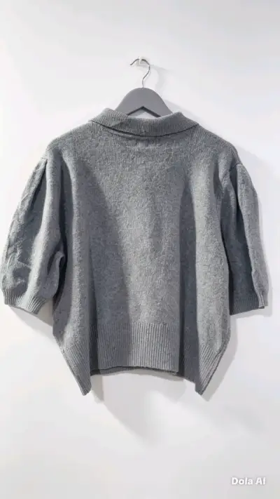 Suéter gris talla XL - miniatura 3