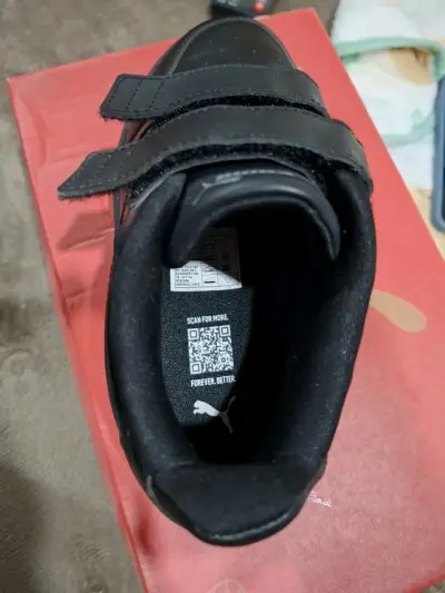 Zapatillas negras con velcro 34 - miniatura 3