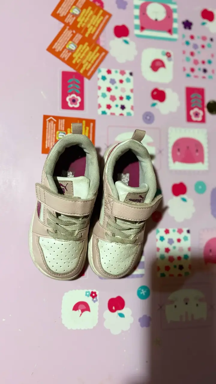 Zapatillas infantiles rosas - 2