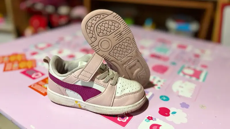 Zapatillas infantiles rosas - 3
