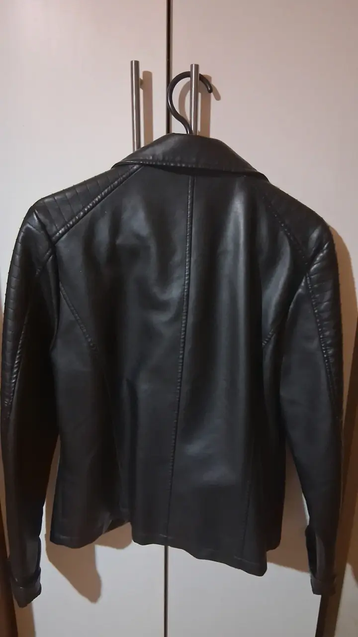 Chaqueta de cuero negra Opposite - 2