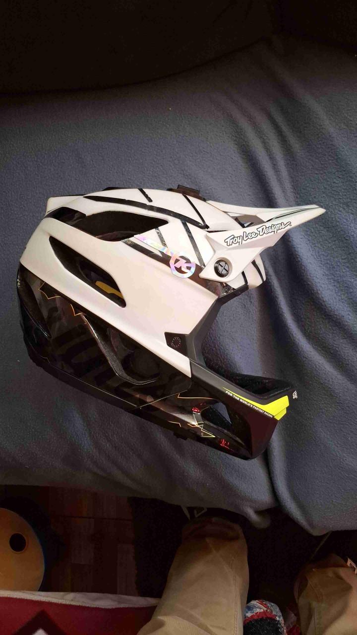 Casco integral Troy Lee blanco - 1