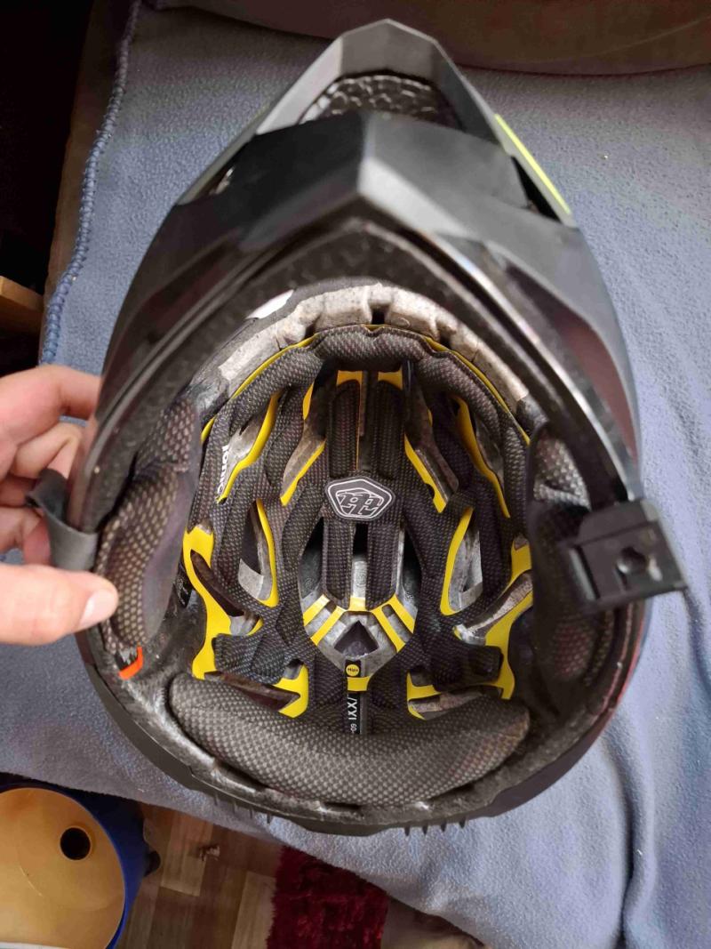 Casco integral Troy Lee blanco - 2