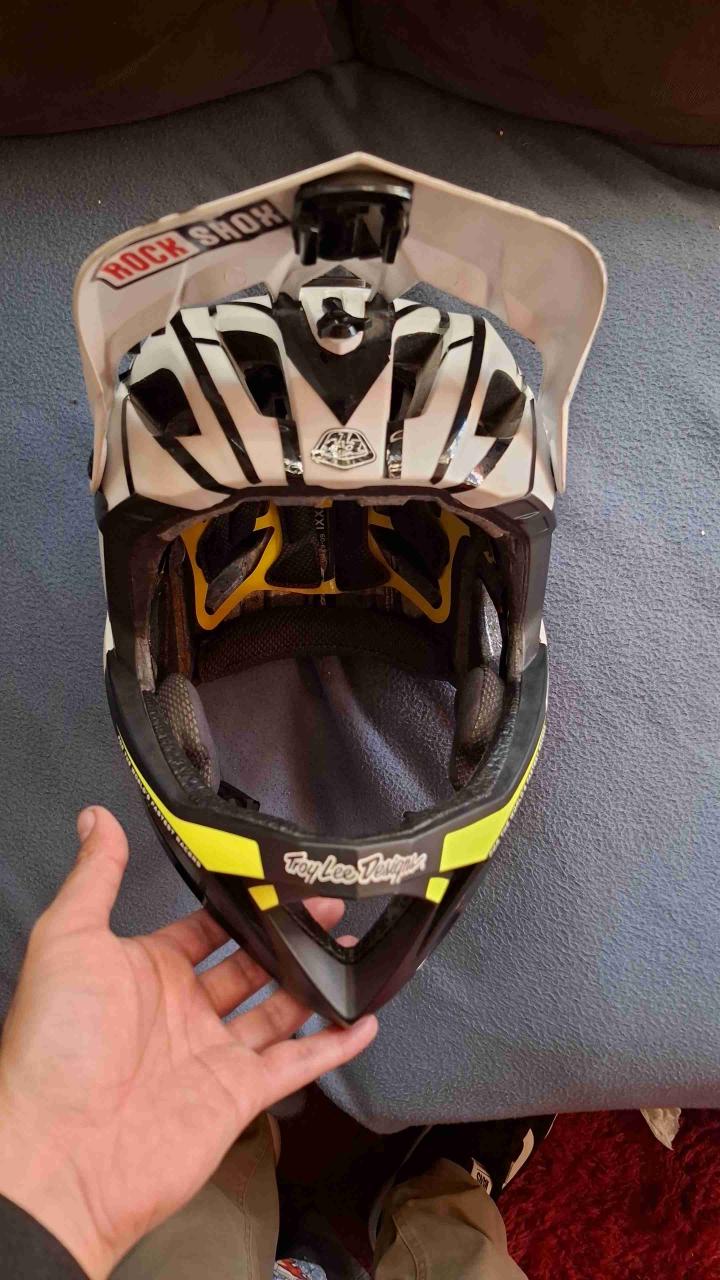 Casco integral Troy Lee blanco - 3