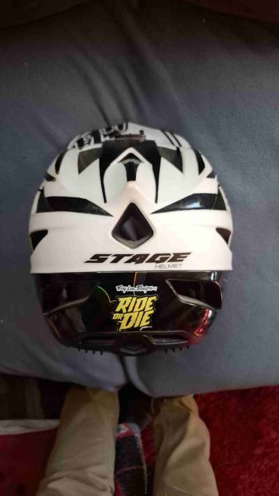 Casco integral Troy Lee blanco - miniatura 4