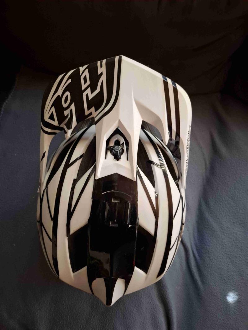 Casco integral Troy Lee blanco - 6
