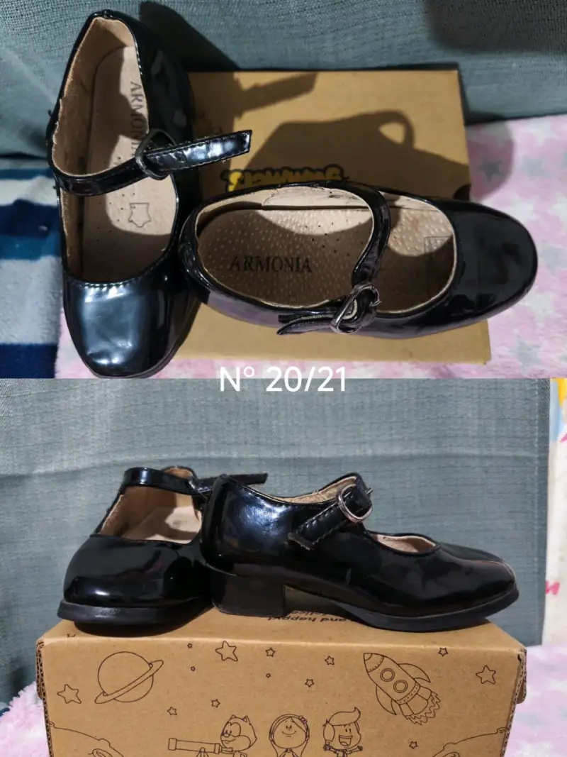 Zapatos de charol negro