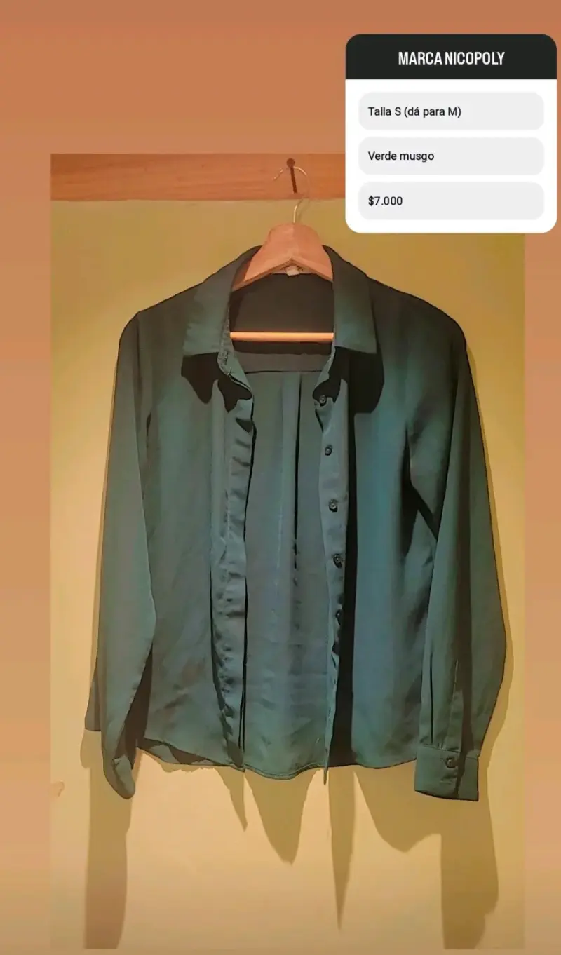 Blusa verde musgo Nicopoly
