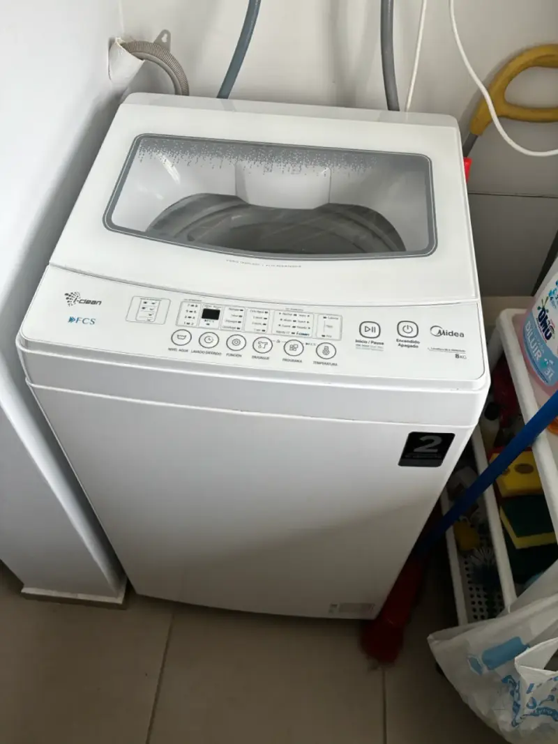 Lavadora carga superior Midea 8kg