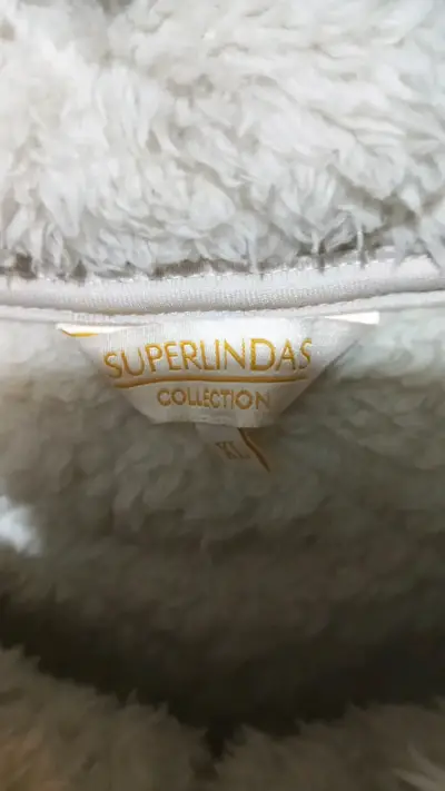 Chaqueta polar beige con cierre - miniatura 2