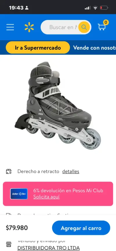 Patines en línea negros y grises - miniatura 3