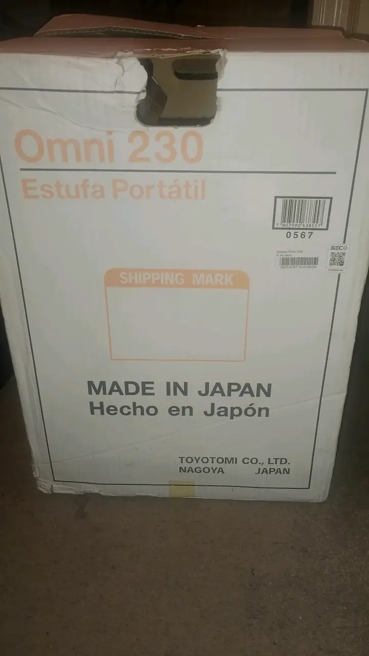 Estufa a parafina Toyotomi Omni 230 Japonés - 3
