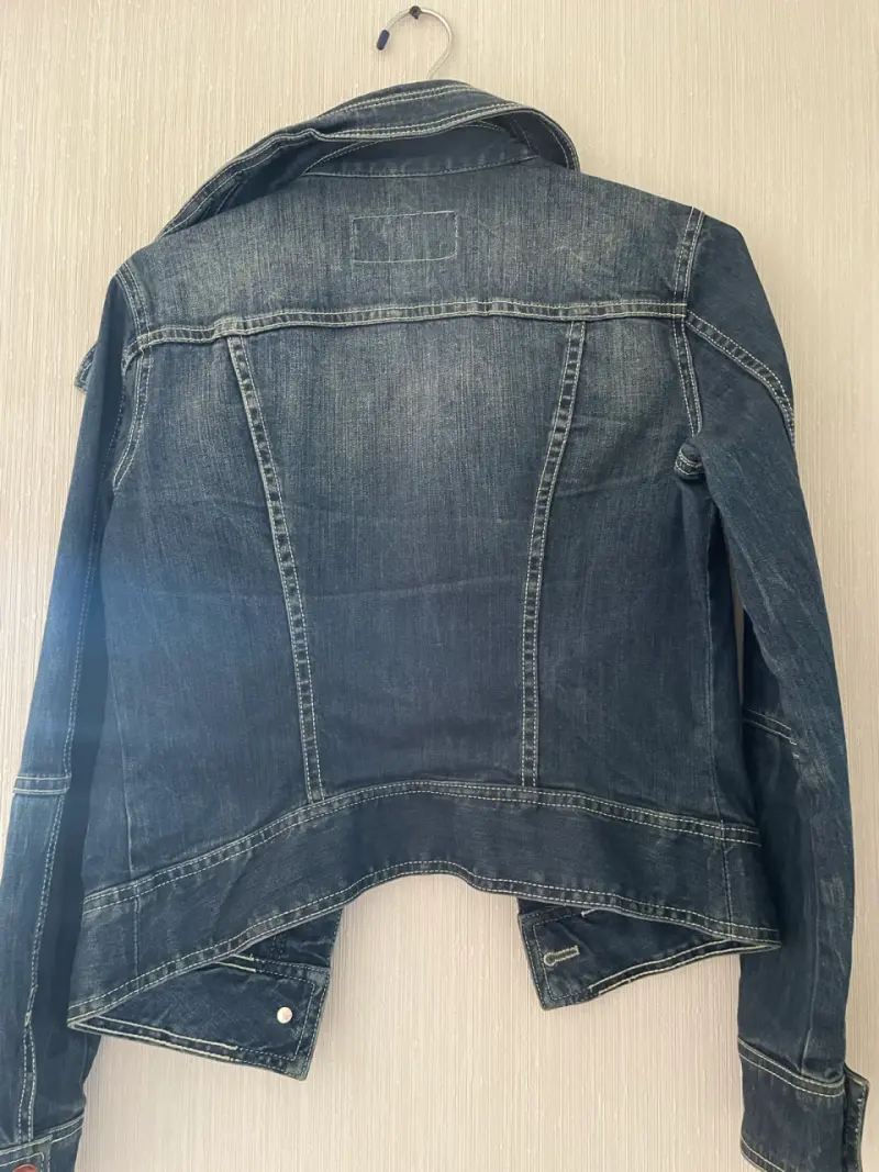 Chaqueta de mezclilla azul - 1