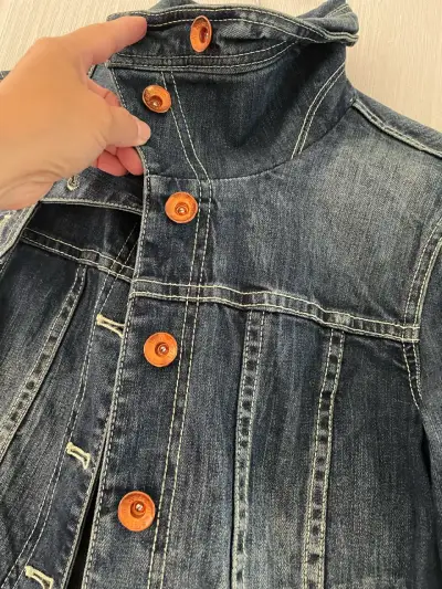 Chaqueta de mezclilla azul - miniatura 3