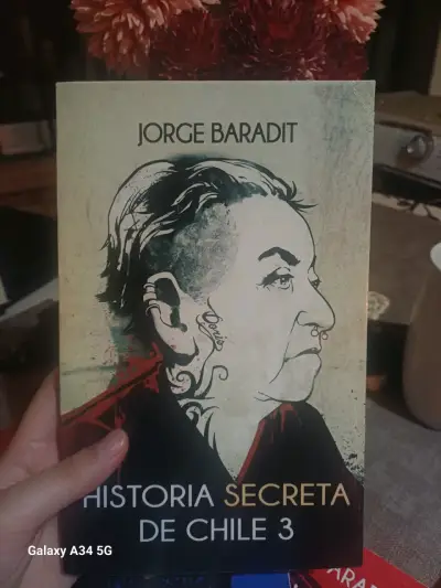 Serie 4 libros,Historia Secreta de Chile. - miniatura 3