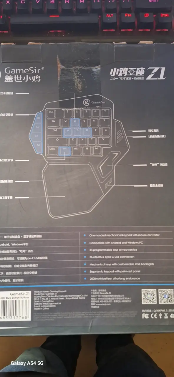 Teclado mecánico GameSir Z1 - 2
