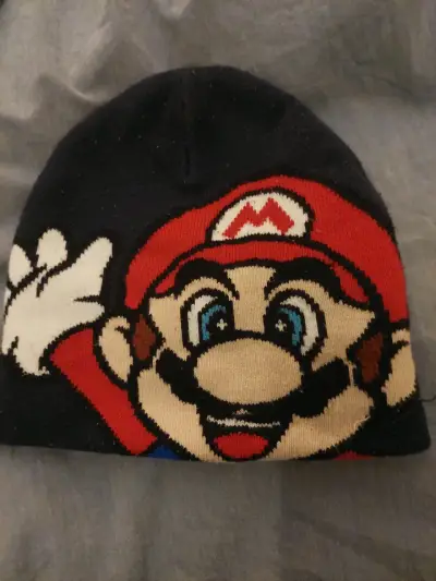 Gorro Mario Bross T 4-8  H&M de lana con personaje - miniatura 1