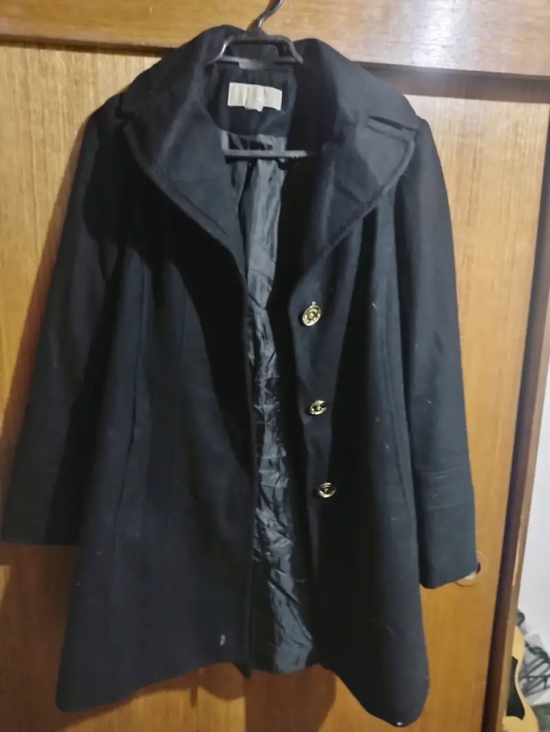 Abrigo negro clásico Mk - 1