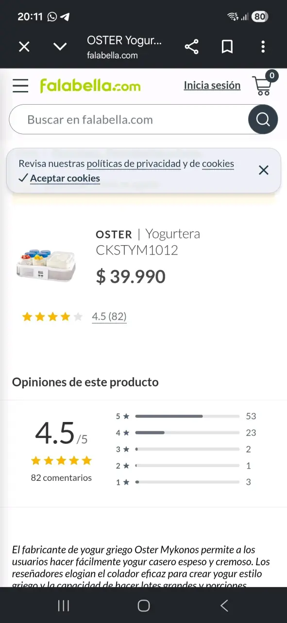 Yogurtera Oster nueva en caja - 3