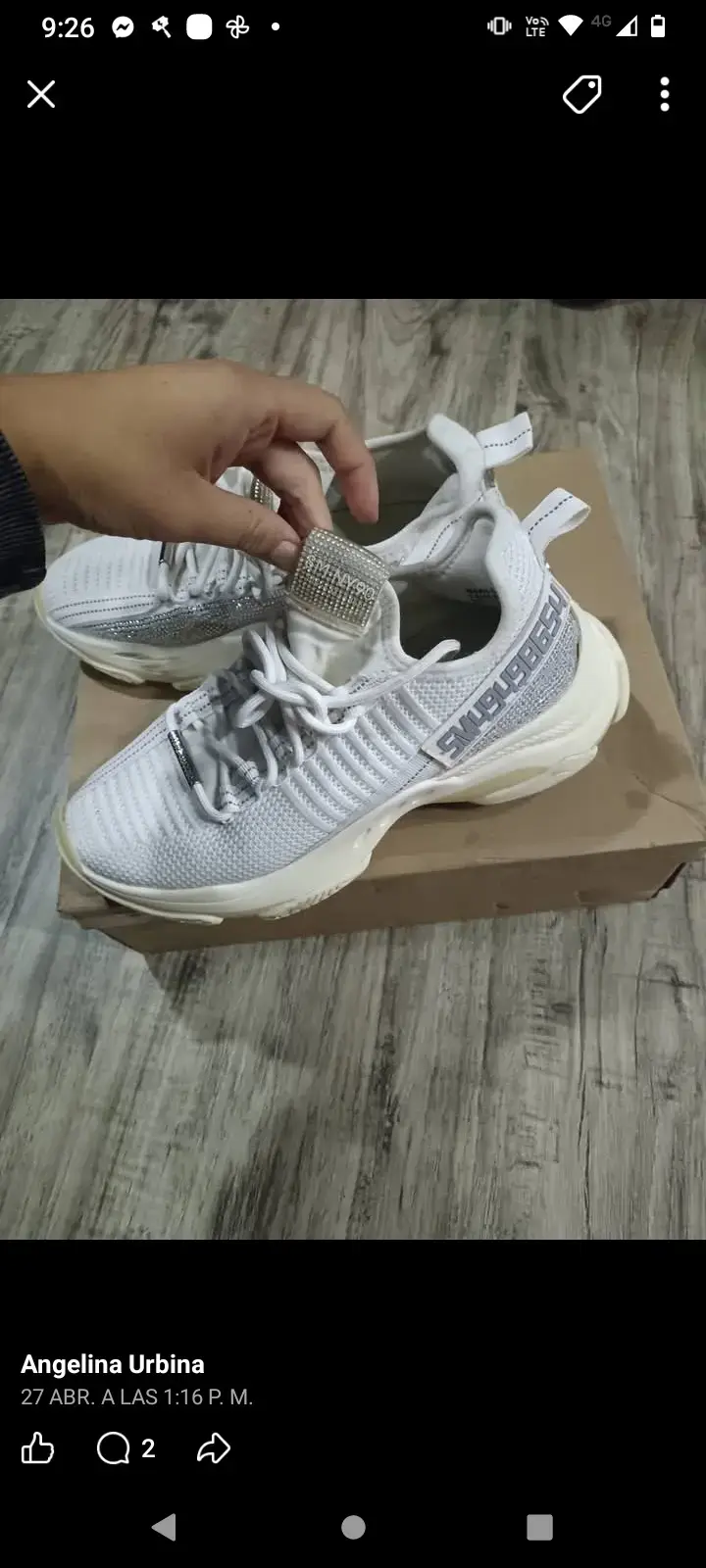 Zapatillas deportivas blancas Steve madden número. - 2