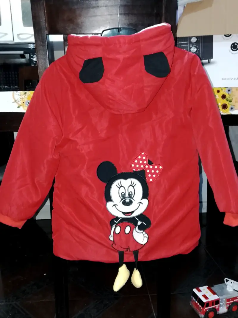 Chaqueta roja Mickey con capucha - 2