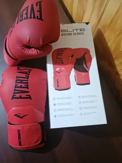 Guantes de boxeo Everlast rojos - miniatura 4