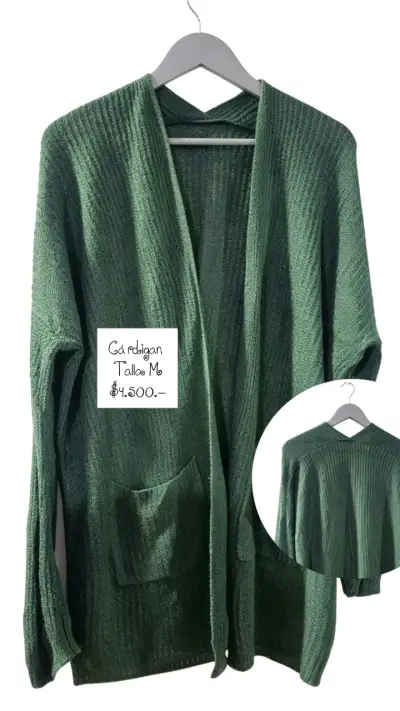 Cárdigan verde talla M - miniatura 1