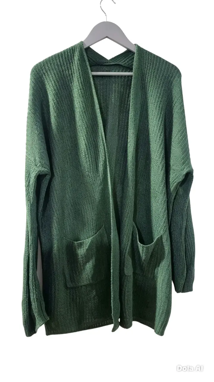 Cárdigan verde talla M - 2
