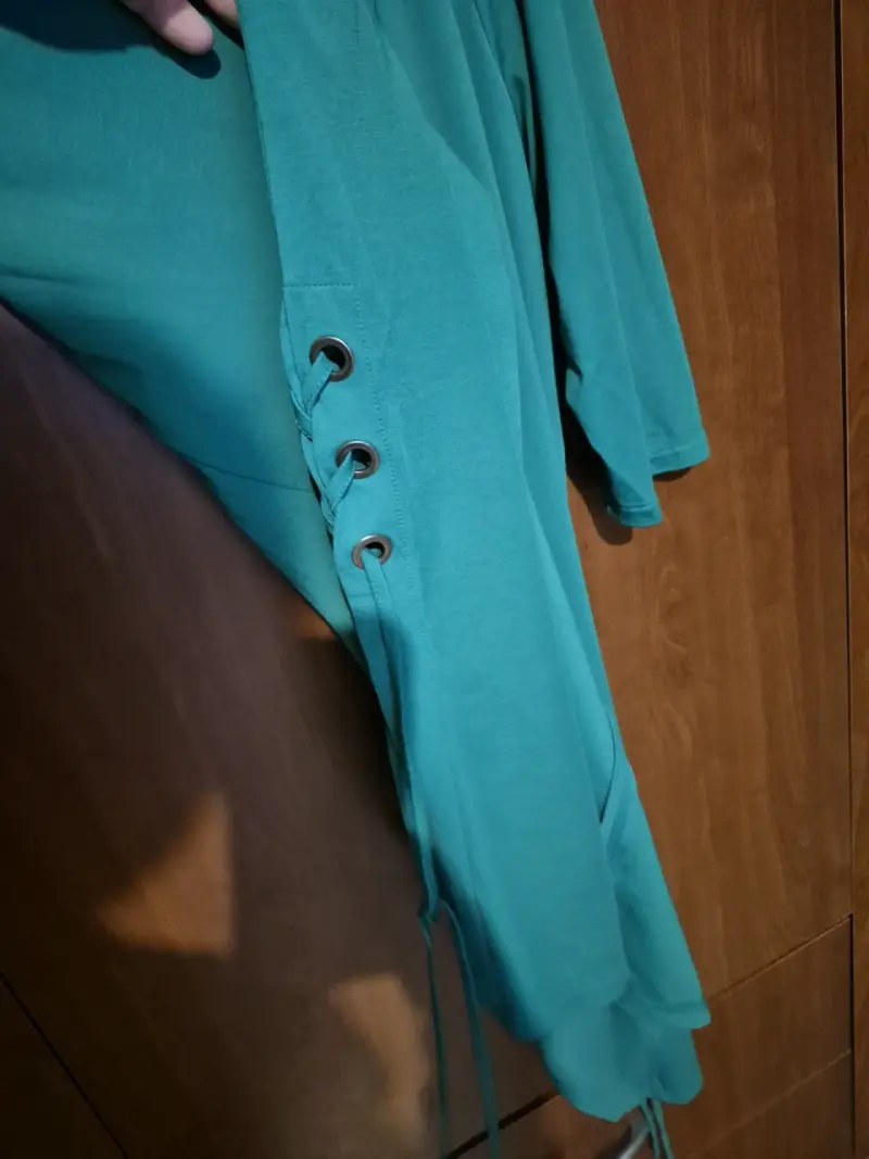 Cardigan abierto verde turquesa Io - 2