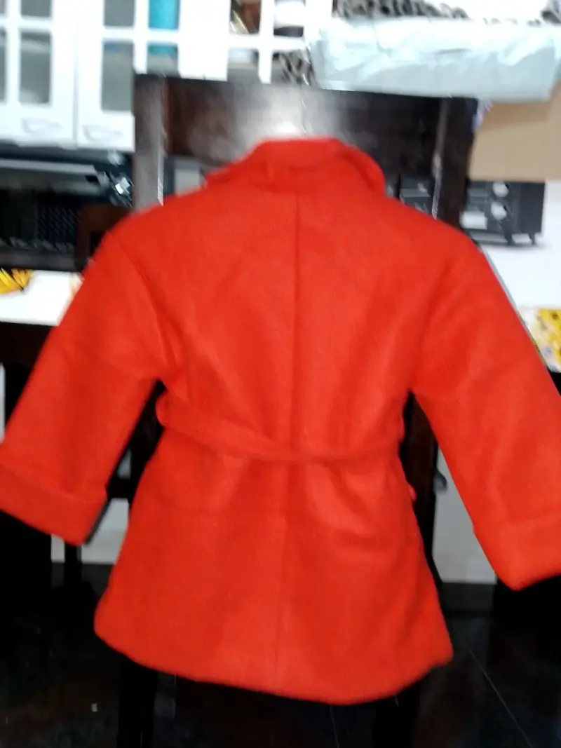 Abrigo rojo para niñas - 2